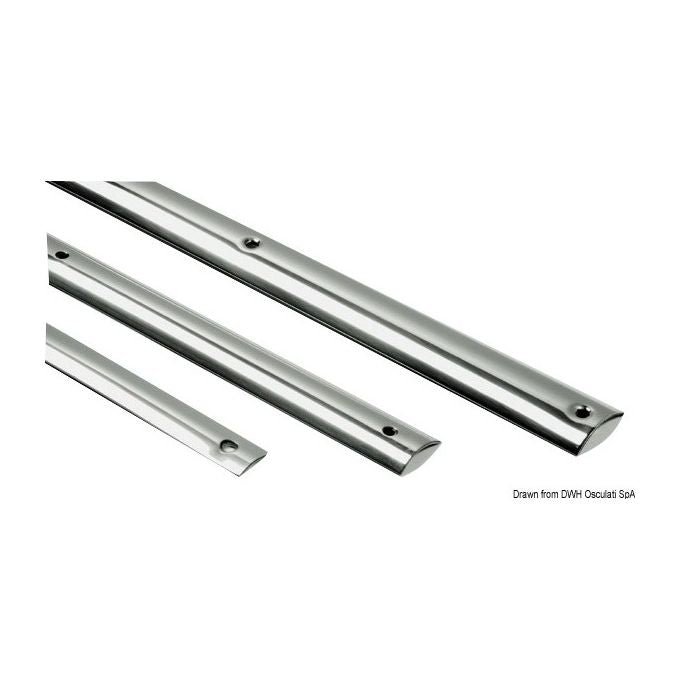 Osculati Profilo mezzo tondo inox mm 38 (barre da 3 m)