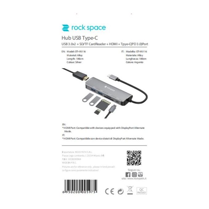 Neo Rock Hub Usb-C - Usb 3.0