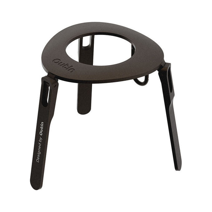 OutIn OT-FCS-01 Supporto da Caffe' Pieghevole e Ultra-Portatile con Moschettone Compatibile con Dripper Standard e Imbuti da Pour-Over Conici colore Nero