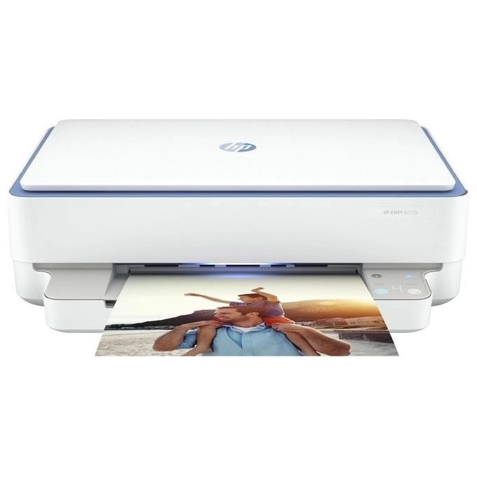 HP ENVY 6010e Stampante Multifunzionale WLAN Airprint con Inchiostro Istantaneo di 6 Mesi Colore Blu per Ufficio e Casa
