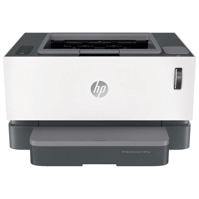 [ComeNuovo] HP LaserJet Neverstop 1001nw 5HG80A, Stampante a Singola Funzione A4 con Serbatoio Toner a Ricarica Rapida, Stampa Fronte e Retro Manuale in b-n, 20 ppm, USB, Wi-Fi, Ethernet, HP Smart, Bianca