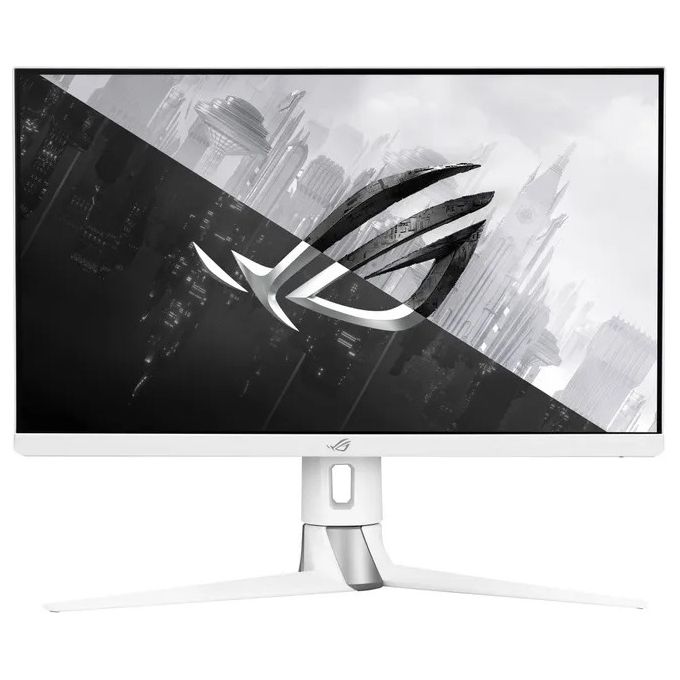 [ComeNuovo] ASUS ROG Strix XG27AQ-W, Monitor Gaming 27”, WQHD (2560x1440), Fast IPS, fino a 170Hz, Tempo Di Risposta 1ms, ELMB SYNC, G-SYNC, HDR 400, Illuminazione Aura Sync RGB, Posizione Regolabile, Bianco