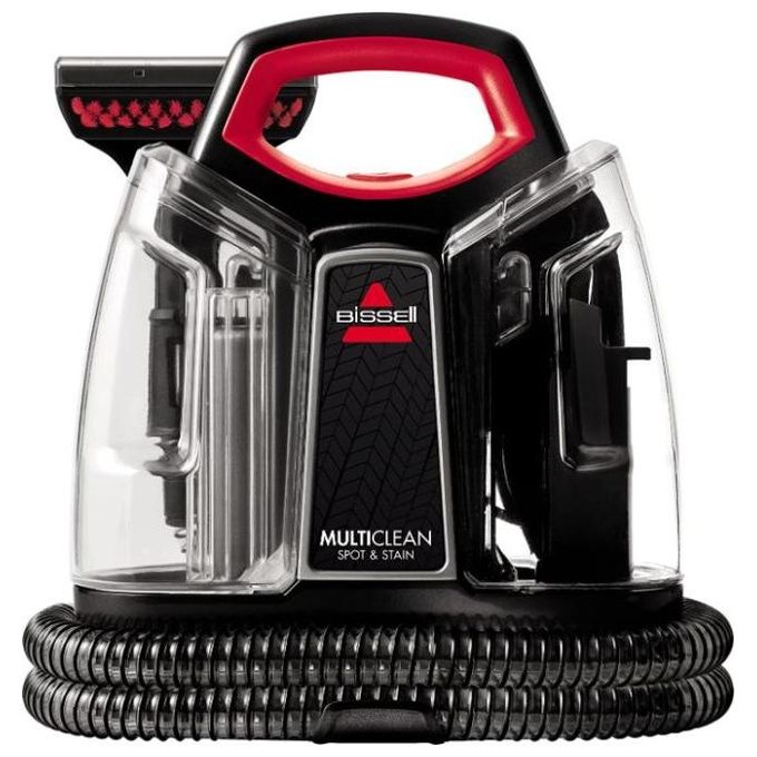 Bissell 4720M MultiClean Spot and Stain Pulitore portatile e Lavamoquette per Macchie ed Aloni Capacita' 1,4 Litri Nero e Rosso