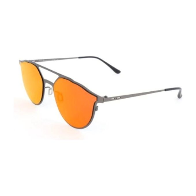 Italia Independent Occhiali da Sole Mod 0256 Thin Metal Base 2 Grigio Scuro Unisex Montatura Leggera e Resistente