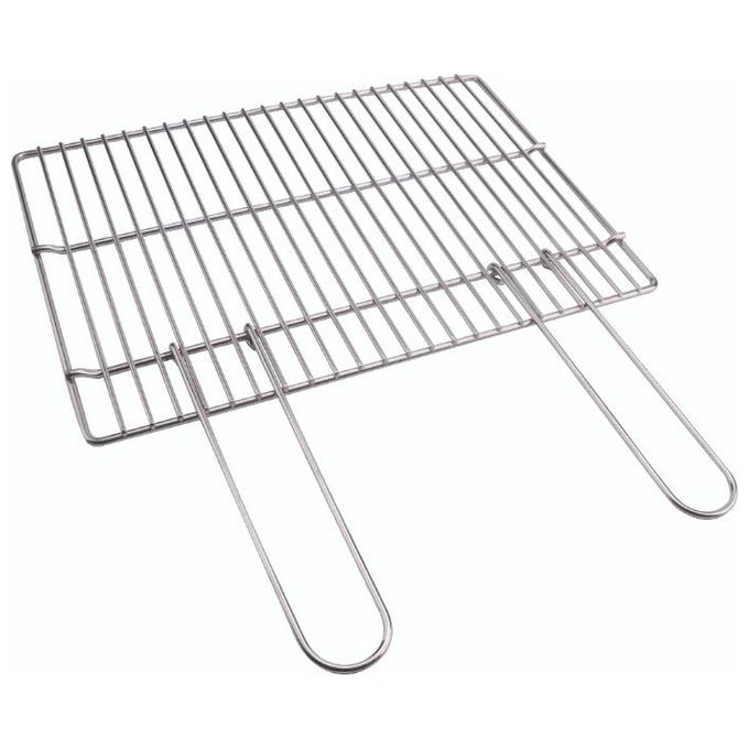 Sandrigarden Graticola Acciaio con Manici Richiudibili 450x330mm