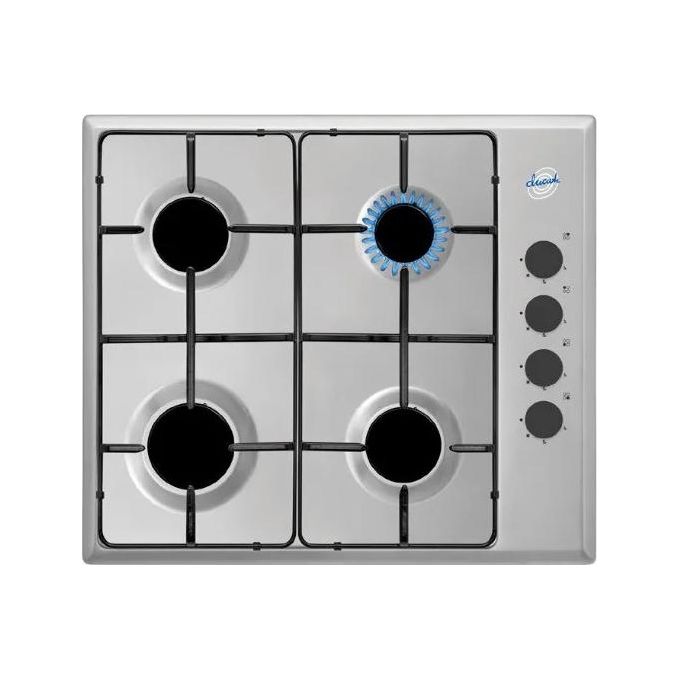 Ducati SDPC64L - Piano cottura a Gas 4 Zone Posizione manopole laterali 60 cm Inox
