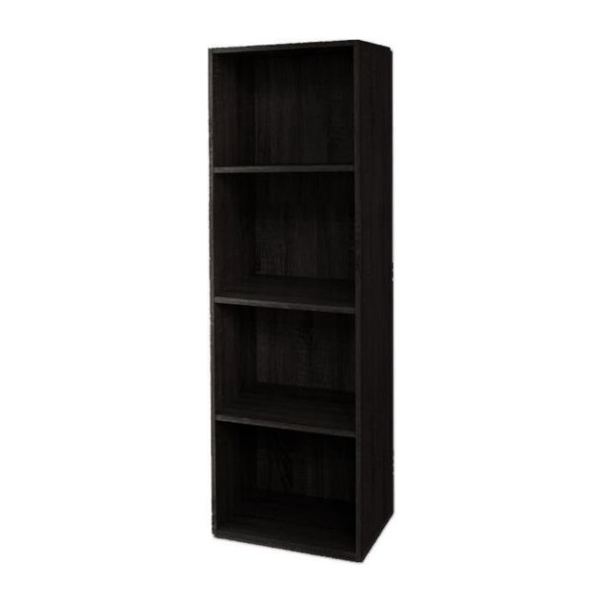 Libreria in legno 4 ripiani scaffale Wenge' L 40 x H 29 x H 132 cm
