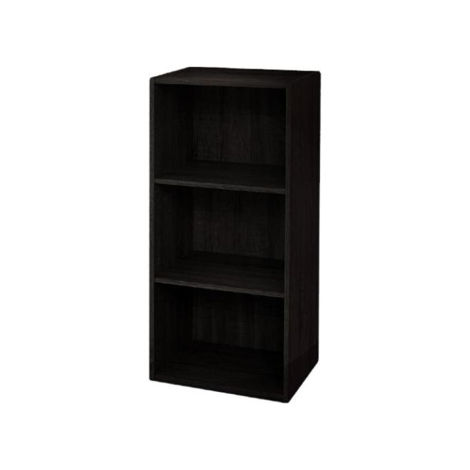 Libreria in legno 3 ripiani scaffale Wenge' L 40 x H 29 x H 89 cm