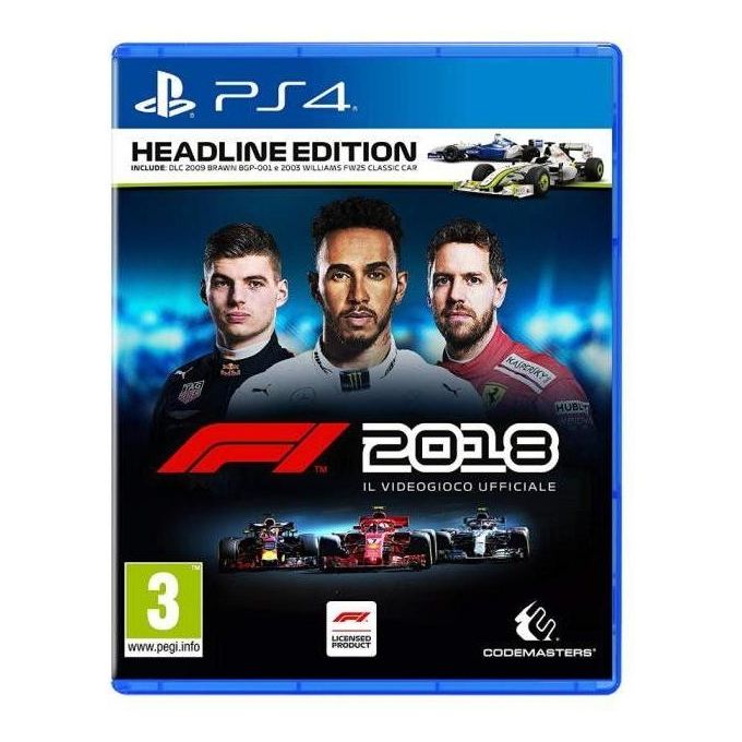F1 2018 PlayStation 4 PS4