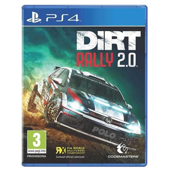 Codemasters DiRT Rally 2.0 Gioco per PlayStation 4 offre un'esperienza di corsa fuoristrada immersiva con tracciati reali e oltre 50 veicoli iconici
