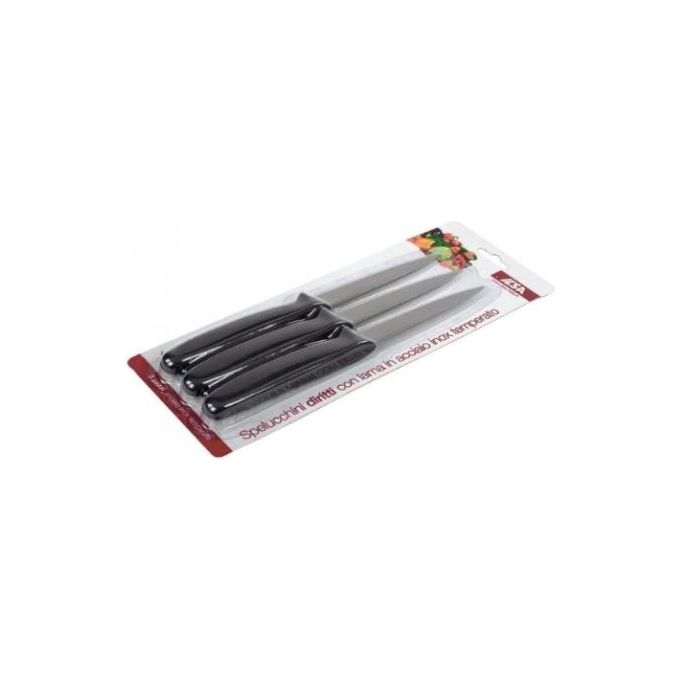 3 Spelucchini dritti in acciaio inox