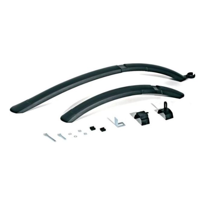 Bellelli Parafanghi Bicicletta 24-26 Quick Fix Nero