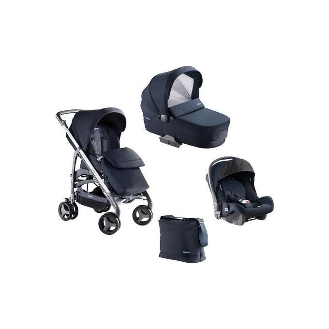 [ComeNuovo] Trio Inglesina Zippy Pro (nav+bor+huggy+vest) Marina AA30L6MAR Telaio Non Incluso