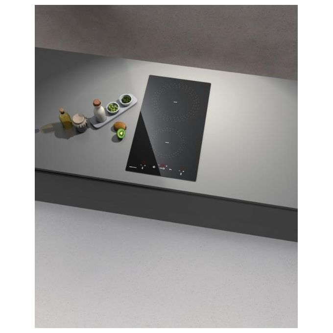 Baraldi 01PIDUO29 Duo 30 Piano cottura a Induzione in Vetroceramica 2 Zone 9 Livelli + Booster 29 cm Nero
