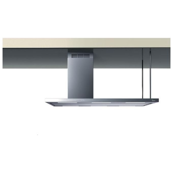 Baraldi 01ELEIS146STSX80 Cappa a Isola Elea con Camino a Sinistra Classe energetica A 4 Velocita' 146 cm Inox