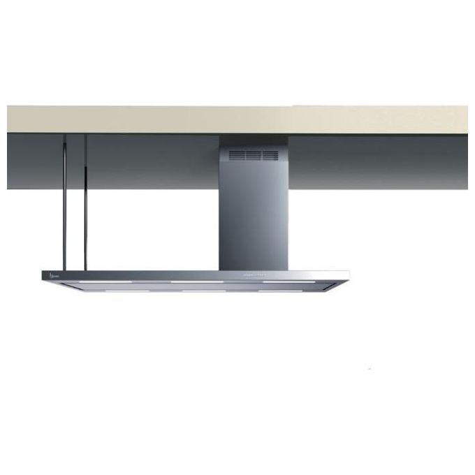 Baraldi 01ELEIS176STDX90 Cappa a Isola Elea con Camino a Destra Classe energetica A 4 Velocita' 176 cm Inox