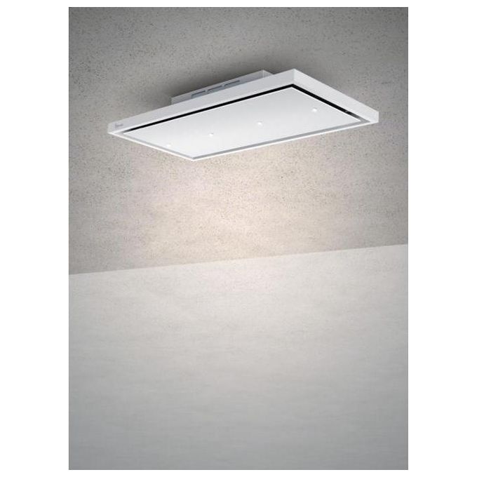 Baraldi 01GEAFFR090STW90 Cappa da Soffitto GEA Free 4 Velocita' Comandi da Remoto con Telecomando e Smartphone 90 cm Bianco