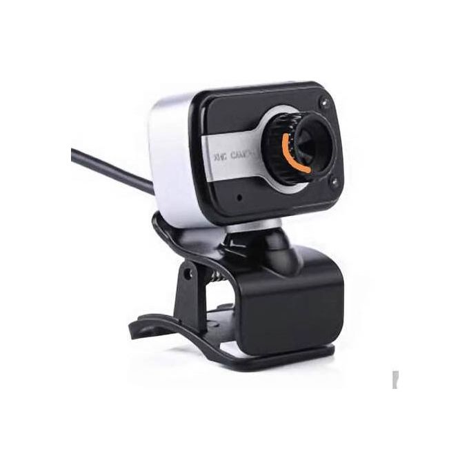 LINK LKWE07 Webcam USB 2.0 – Risoluzione 480p, Microfono Integrato, Sensore CMOS, 30 fps, Compatibile con Windows, Mac e Android