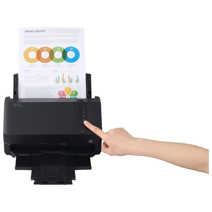 Ricoh PA03880-B401 SP-2240 Scanner ADF 600 x 600 DPI A4 40 ppm colore Nero