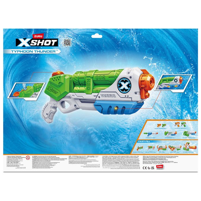 XShot, Typhoon Thunder, 3 Pistole ad Acqua, Gittata 5 Metri