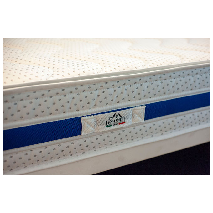 Dolomiti Materasso 80X200 Memory Prime WaterFlex DualSide 22 - Reversibile in Memory Foam e Water Elast con Rivestimento Anallergico Sfoderabile