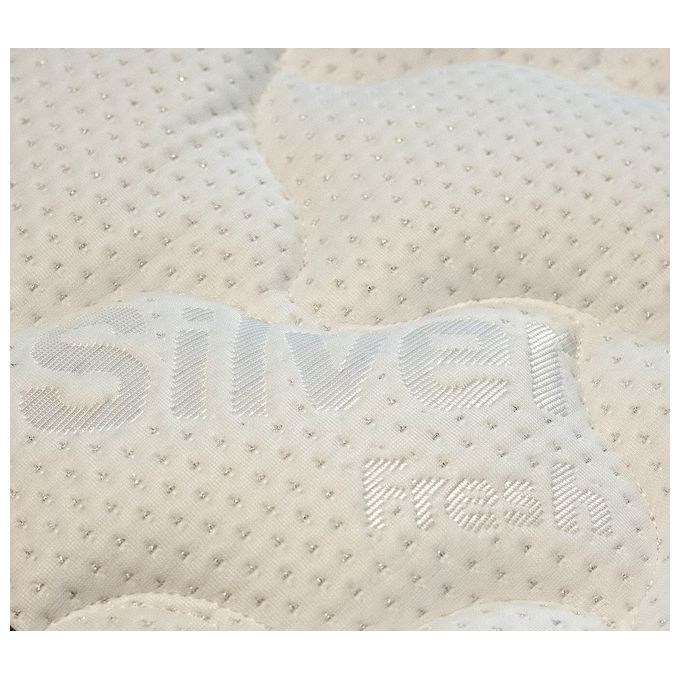 Dolomiti Materasso 80X190 Imperial 4 strati, Memory Foam ed Elast Water in 3 livelli, imbottitura in fibra anallergica e imbottitura in Silver Fresh