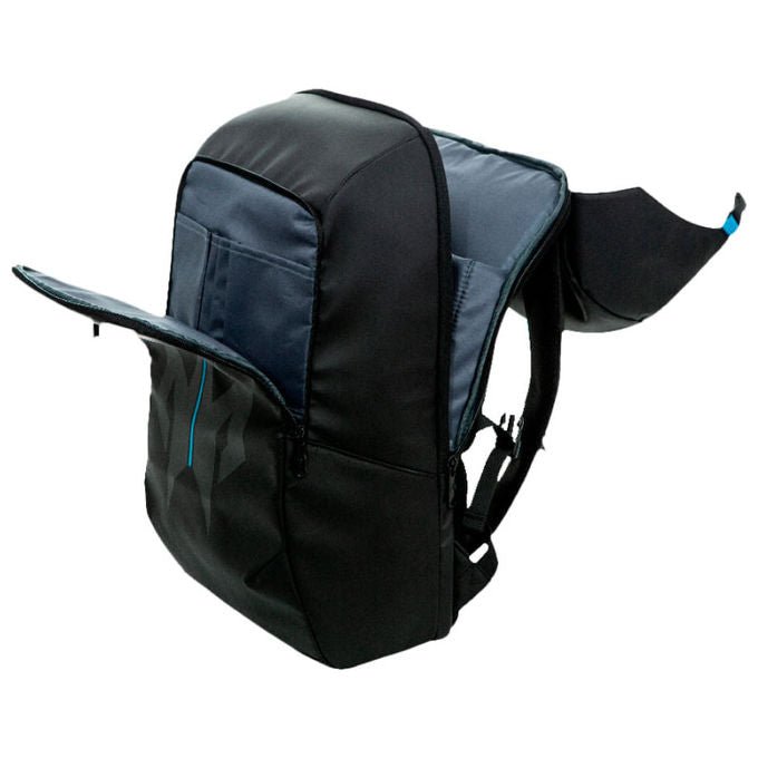 Acer PBG450GP BAG1107U Predator Utility Lite Zaino Compatibile con Laptop fino a 17'' Capacita' 20 Litri Materiale Poliester con Plastica Liscia colore Nero con dettagli blu