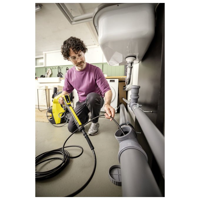 Karcher Set Pulizia Tubi 7.5 m con Ugelli per Idropulitrici K2-K7