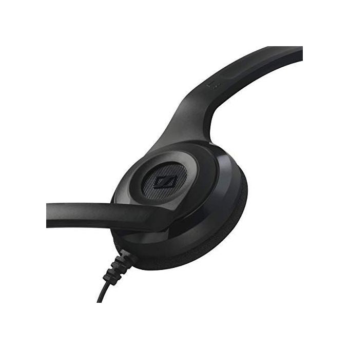 Sennheiser PC 3 Cuffia professionale con Microfono per Pc o Laptop, Doppio Jack (1 x Audio, 1 x Mic), Nero