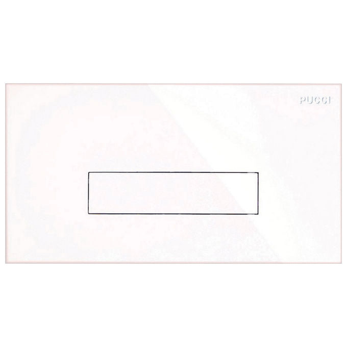 Pucciplast Pucci Placca Sara Linea+Sportello Bianco Mm.330X180 Spess.Mm.12