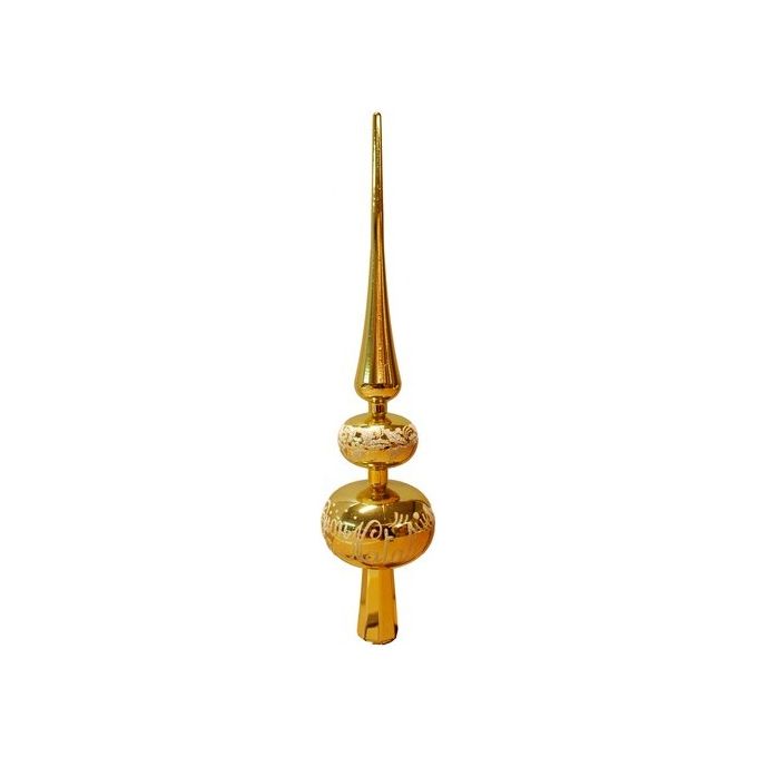 Santa Claus Puntale Albero di Natale Decor Oro