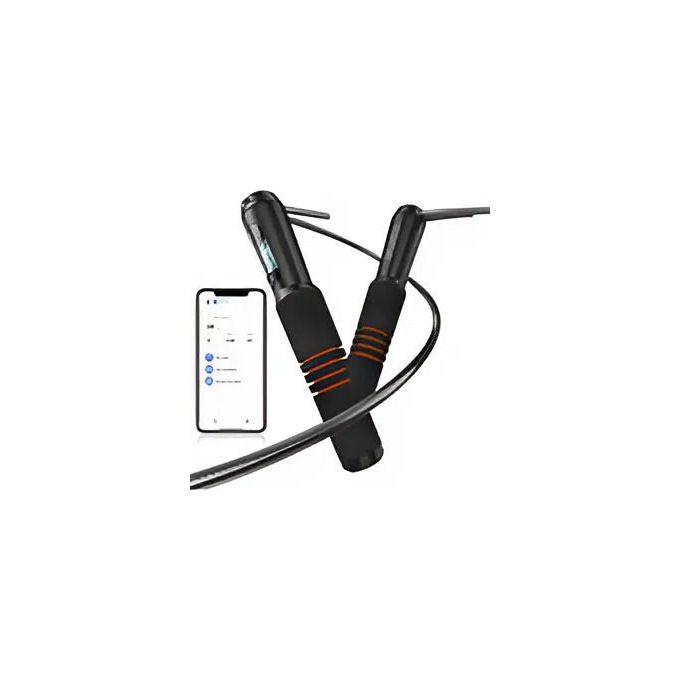 Renpho R-Q001-BK Corda da Saltare Smart Bluetooth Display LCD 3 Modalita' App iOS Android colore Nero