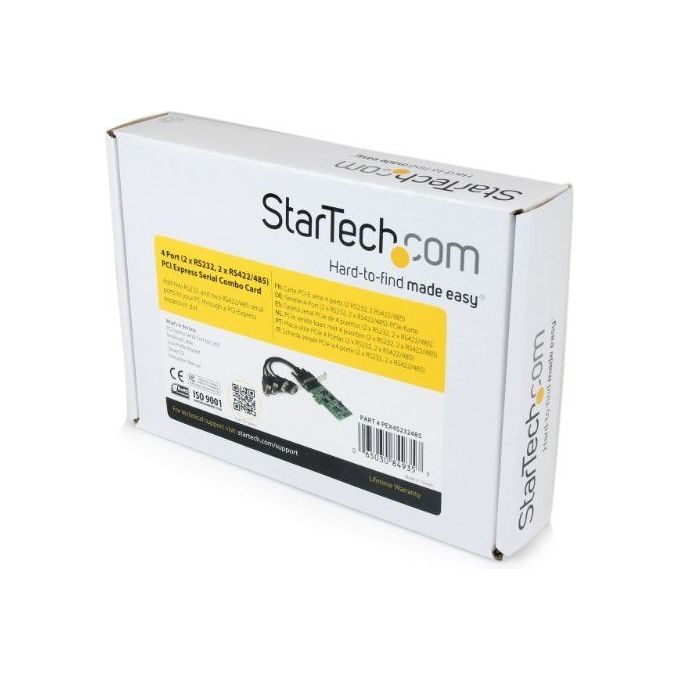 StarTech Scheda combo seriale PCIe 4 porte PCI Express - 2 x RS232 2 x RS422 - RS485
