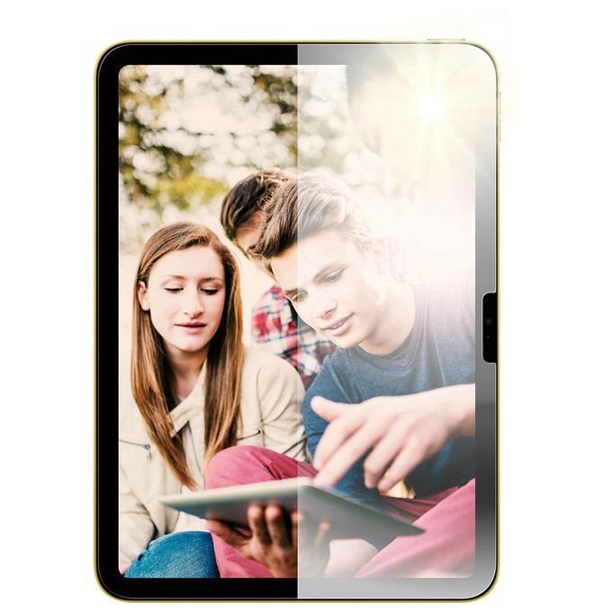 PanzerGlass 5715685031427 Anti-Reflective Armor Screen Protector iPad 11'' (2025) 10.9'' (2022) Vetro Riciclato al 60% Trasmissione Luce 94% Riflettivita' 0.3% con FastFit Tool colore Trasparente