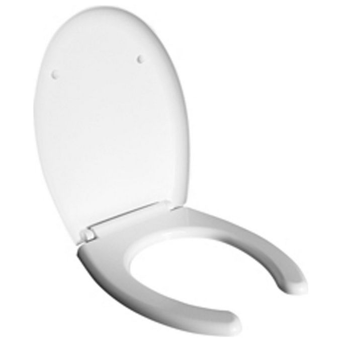 Pontegiulio Casual+ Sedile Vaso In Legno Bianco Con Apertura