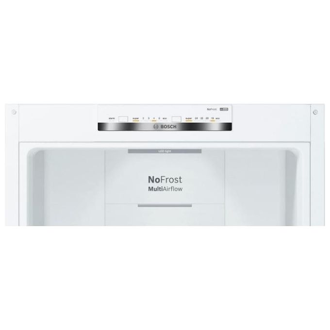 Bosch KGN39VWEQ - Serie 4 - Frigorifero Combinato 368 L, 203 cm, Classe E, 39 dB, Total No Frost, Multi Airflow, Bianco