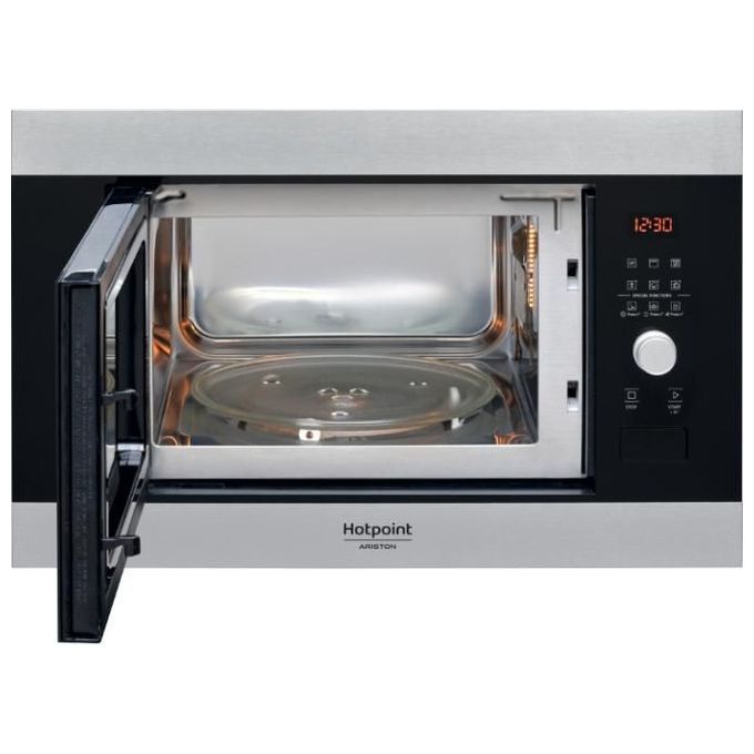 Hotpoint MF25G IX HA Forno a Microonde con Grill Elettronico Capacita' 25 Litri Potenza 900 W Inox
