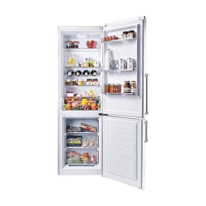 Candy CCBS 6182WH-2N Frigorifero Combinato Capacita' 228 Litri Classe energetica F Statico Maniglia Esterna 185 cm Bianco