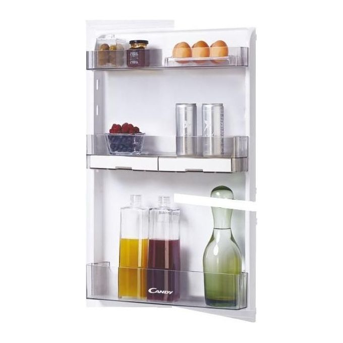 Candy CKBBS 172 FT-N Frigorifero Combinato Ventilato da Incasso Capacita' 250 Litri Classe energetica A++ Controllo Elettronico Sky Fan Beauty box 177 cm Bianco