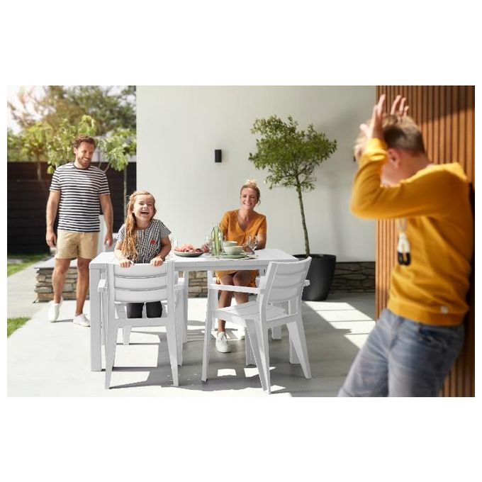 Keter Tavolo Julie 147X90X74,5H Bianco
