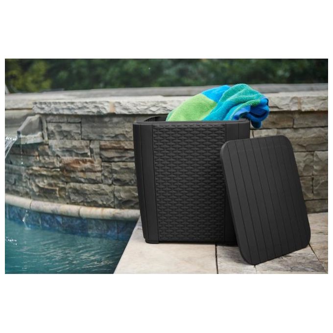 Keter Tavolo Contenitore Luzon Plus 57X57X43H Grafite