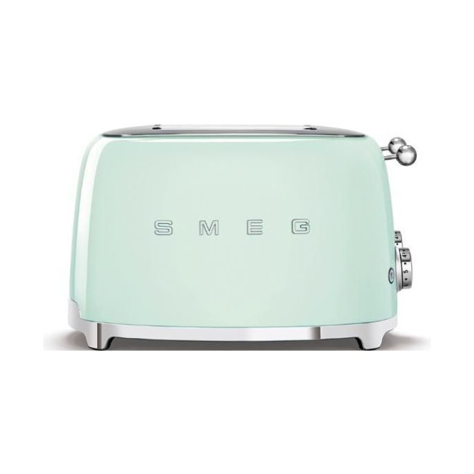 Smeg TSF03PGEU Estetica 50's Style Tostapane 4 Fette 6 Livelli di Doratura Verde Pastello
