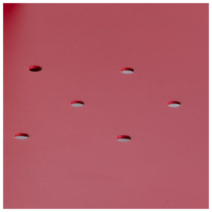 Set 4 Sedie Victoria in Metallo 53X45Cm-H84Cm Rosso