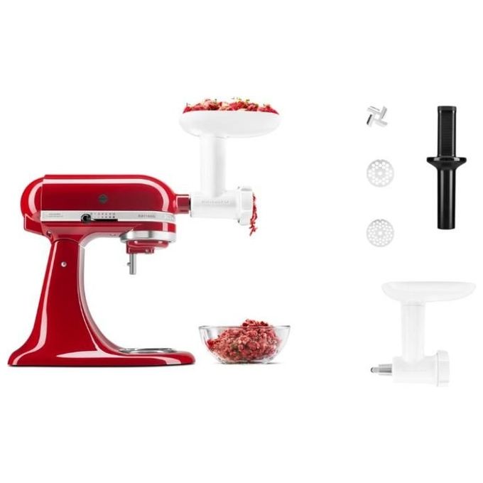 KitchenAid 5KSMFGA Accessorio Tritatutto per Planetaria Bianco