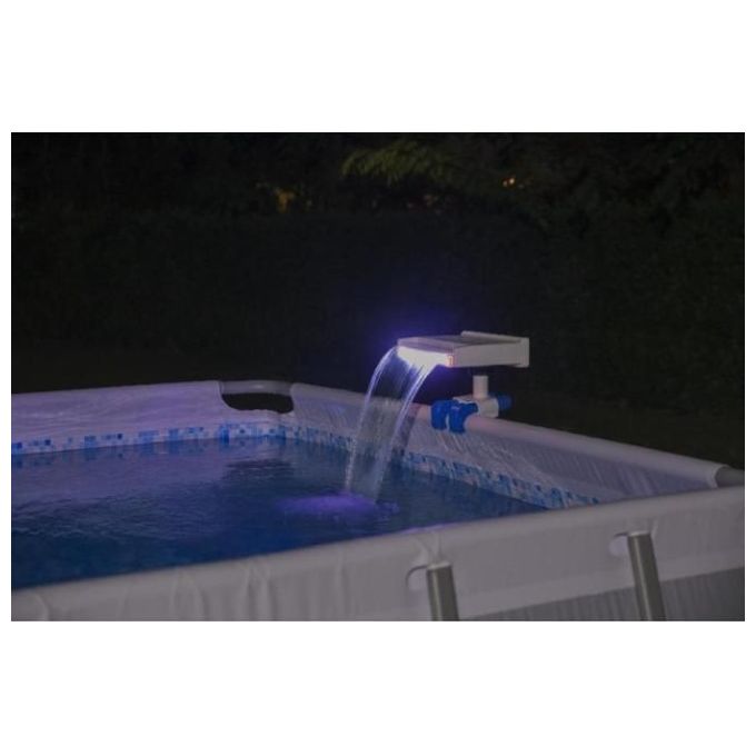 Bestway Cascata Di Acqua Con Luci A Led Rilassante Per Piscina