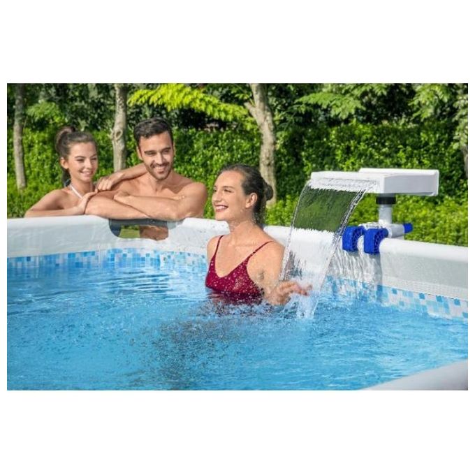 Bestway Cascata Di Acqua Con Luci A Led Rilassante Per Piscina