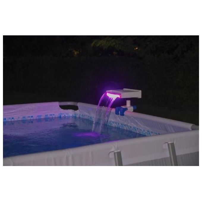 Bestway Cascata Di Acqua Con Luci A Led Rilassante Per Piscina