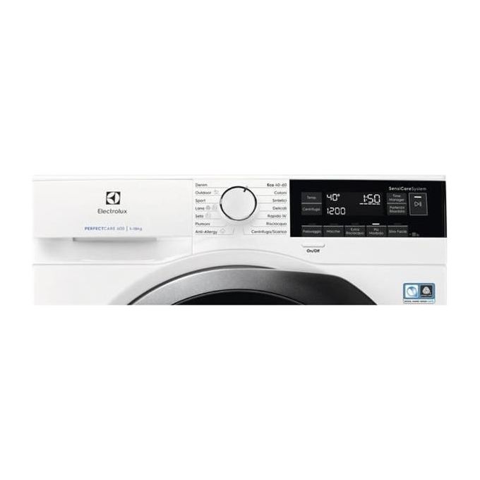Electrolux EW6S570I Perfect Care 600 Lavatrice Slim Carica Frontale SensiCare Vapore Igienizzante Classe energetica C Capacita' di carico 7 Kg Centrifuga 1000 giri Motore Inverter