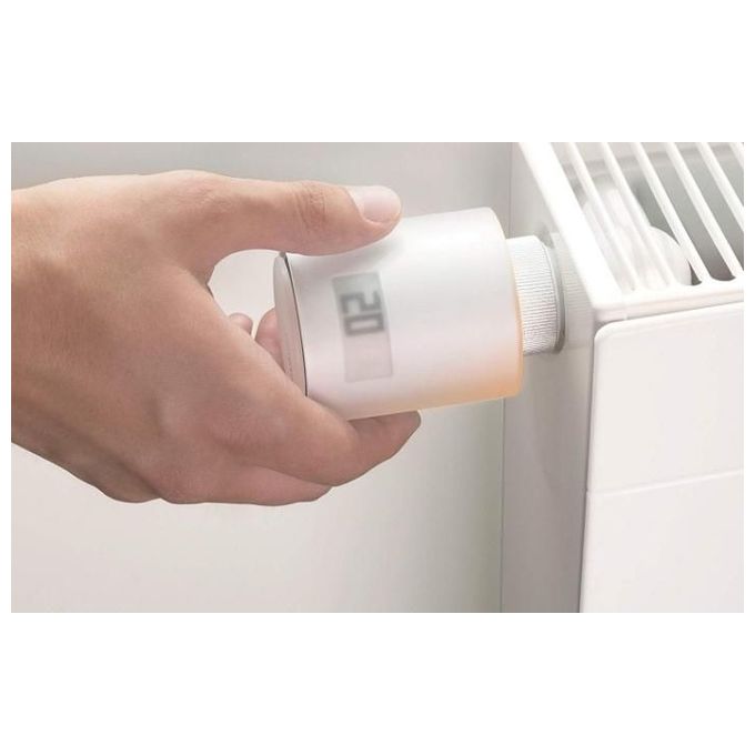 Netatmo Valvola Termostatica Wifi Intelligente, Multicolore, ‎8 x 5.8 x 5.8 cm; 190 grammi