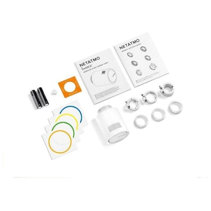 Netatmo Valvola Termostatica Wifi Intelligente, Multicolore, ‎8 x 5.8 x 5.8 cm; 190 grammi